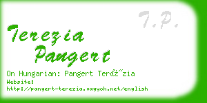 terezia pangert business card